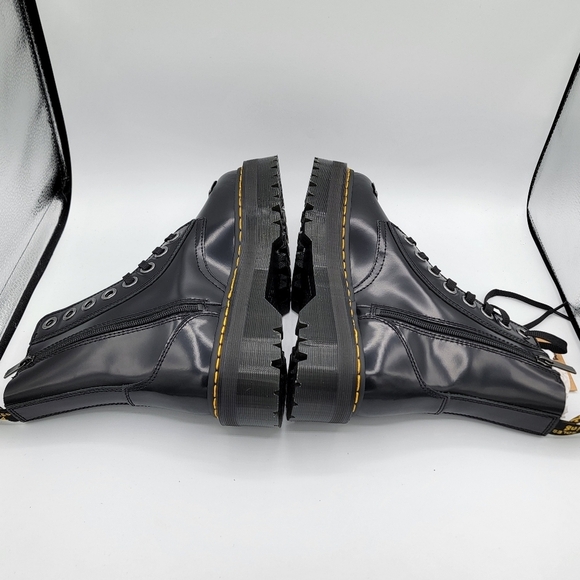 Dr. Martens Jadon Boots Alt Black Buttero NWT #2616 - Picture 12 of 16